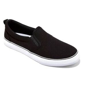 A New Day Women's Millie Twin Gore Apparel Sneakers Slip- On Black 7